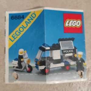 Lego 6684 Police Patrol Squad - Anleitung Anleitung (1984) - Bild 1 von 2