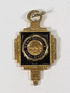 Smith's Jewelry Ciondolo Bentonville High School Arkansas Charm Tono Oro Tigri - Foto 1 di 5