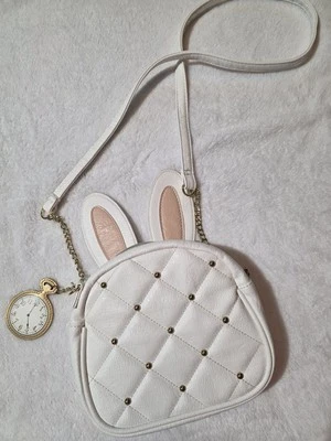 Cartera Loungefly Alicia en el País de las Maravillas Conejo Blanco Parques Disney nueva sin etiquetas Foto 1 de 4