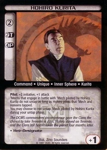 Hohiro Kurita - Mercenaries - Battletech CCG - Imagen 1 de 6