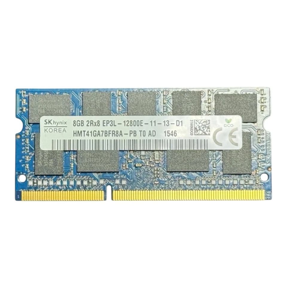 SK Hynix 8GB EP3L-12800E HMT41GA7BFR8A-PB SoDIMM Memory ECC Server RAM - Image 1 of 1
