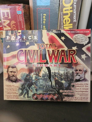 PC Big Box Total Civil War Library PC CD-ROM 5 Disc Set - NEW War Games 1997 - Image 1 of 3