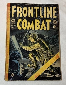 1953 EC Comics FRONTLINE COMBAT #12 ~ lower grade, cover sunned - Picture 1 of 2