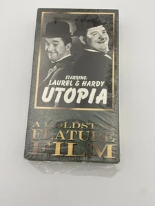VHS Laurel & Hardy Utopia 1992 Goldstar Film - Picture 1 of 3
