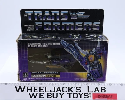Shrapnel G1 Transformers Hasbro 1985 Action Figure NEW MIB MINT ON CARD - Image 1 of 4