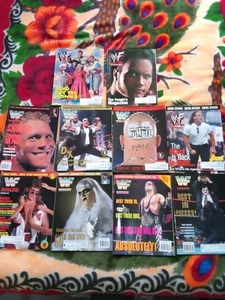 Lot of 10 Vintage WWF Wrestling Magazines 90’s   Acceptable - Picture 1 of 12