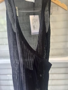 IRO designer cool black knit top small outstanding knit piece designer - Picture 1 of 7