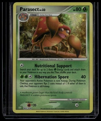 Trading Card Game Classic #005/034 Parasect - Image 1 of 2