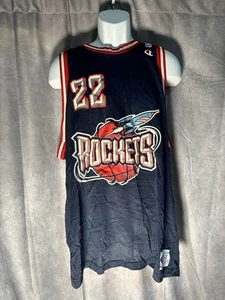 Vintage Champion Clyde Drexler Houston Rockets #22 Trikot Gr. 52 NBA 90s - Bild 1 von 3