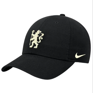 Nike Chelsea FC Club Soccer Unstructured Cap Adjustable M/L Hat C11350CHFC BLK - Picture 1 of 2