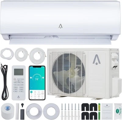 Series 21 Seer2 12000Btu Wifi Mini Split Air Conditioner & Heater Inverter AC   - Image 1 of 4