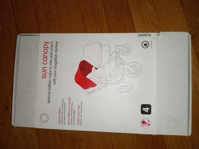 Bugaboo Donkey Sun Canopy In Red - Image 1 of 3