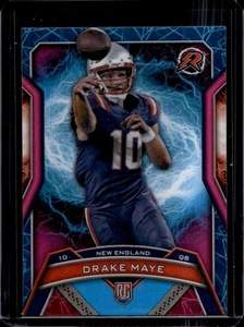 2024 Topps Resurgence - Rookies Drake Maye #164 Sky Blue & Pink Shock Refractor - Picture 1 of 2