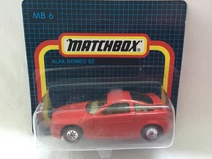 MATCHBOX MB-6 ALFA ROMEO SZ - ON CARD - Bild 1 von 2