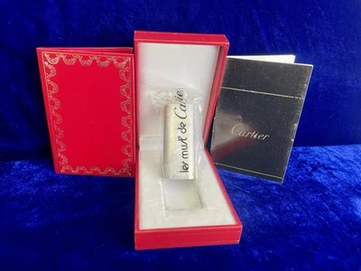 Cartier Mini Palladium Satin Lighter Vintage New Sealed Old Stock Condition - Image 1 of 4