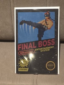 Final Boss #2 Kung-Fu NES 8-Bit Homage METAL Variant Cover Tyler Kirkham NM- 