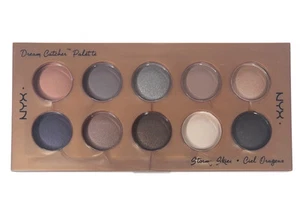 Paleta de sombras de ojos profesional NYX Dream Catcher 10 tonos cielos tormentosos sellada - Imagen 1 de 2