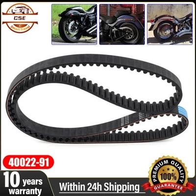 128T 1-1/8" Rear Final Drive BeltFor 1991-03 Harley Davidson Sportster 883 1200* — 第 1/4 张图片