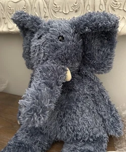 Peluche Jellycat azul tímido elefante flojo suave difuso 17 pulgadas - Imagen 1 de 8