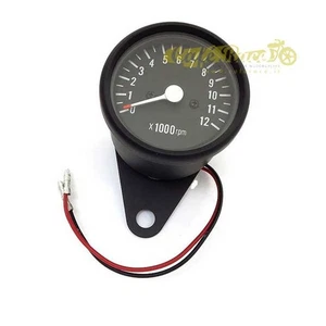 Drehzahlmesser Stahl schwarz mechanisch 12.000 U/min 60mm Ratio 1:7 - Bild 1 von 2