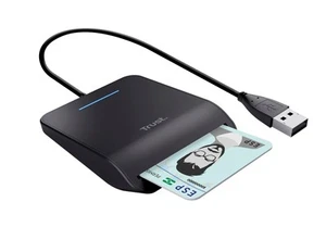 Trust Primo Smart ID Card Reader, DNI, FIPS 201, FIPS TAA and ISO 7816 Class A, - Afbeelding 1 van 9