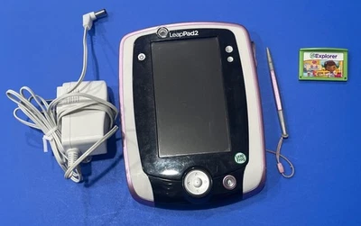 LeapFrog LeapPad 2 Lavendar Handheld Learning Tablet W: Game & Charger Leap Frog - Image 1 of 4
