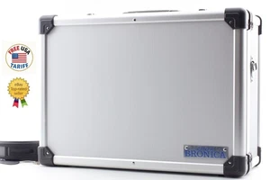 w/Key Strap [ Top Mint ] Zenza Bronica Aluminum Camera Trunk Case From JAPAN - Picture 1 of 13