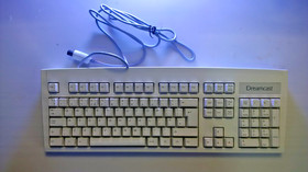 Dreamcast Official HKT-7630 Keyboard  PAL For Sega Quake Doom  P/N KB3T044XPXSA