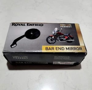Bar End Mirror OE Type for Royal Enfield Classic Reborn 2021+ All RE Models NOB - Foto 1 di 11