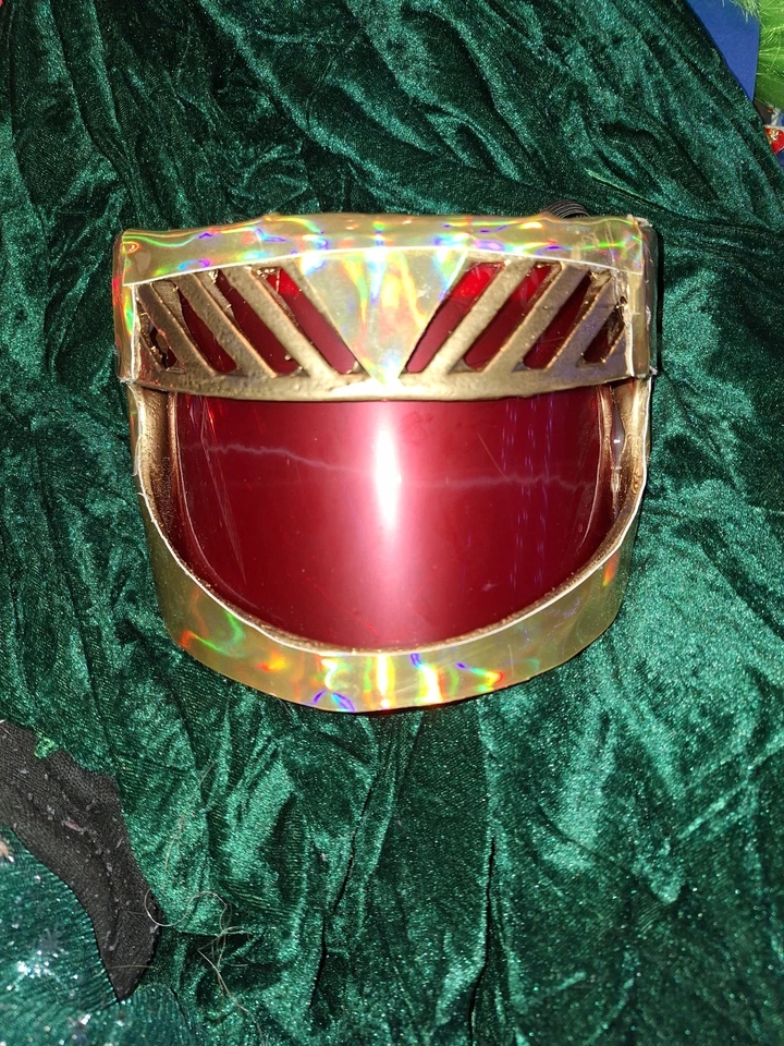 Visera de gala Cyclops Hellfire máscara de Xmen disfraz geek Marvel dorado 3D Foto 1 de 4