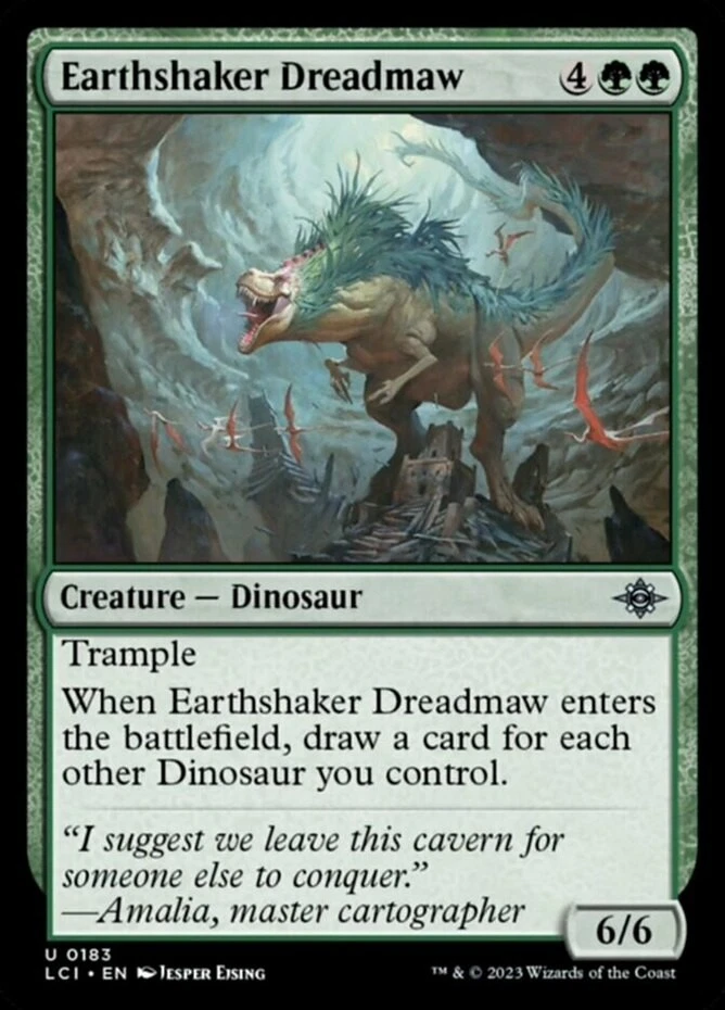 x1 Earthshaker Dreadmaw - Lost Caverns of Ixalan - NM - MTG - Image 1 of 1