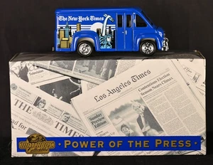 Dodge Route Van New York Times Livery 1:43 Matchbox Power of The Press - Picture 1 of 7