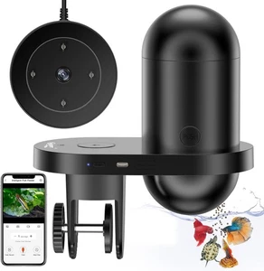 hygger Alimentatore Automatico per Pesci WIFI, Mangiatoia per Pesci per Acquari con Controllo APP - Foto 1 di 8