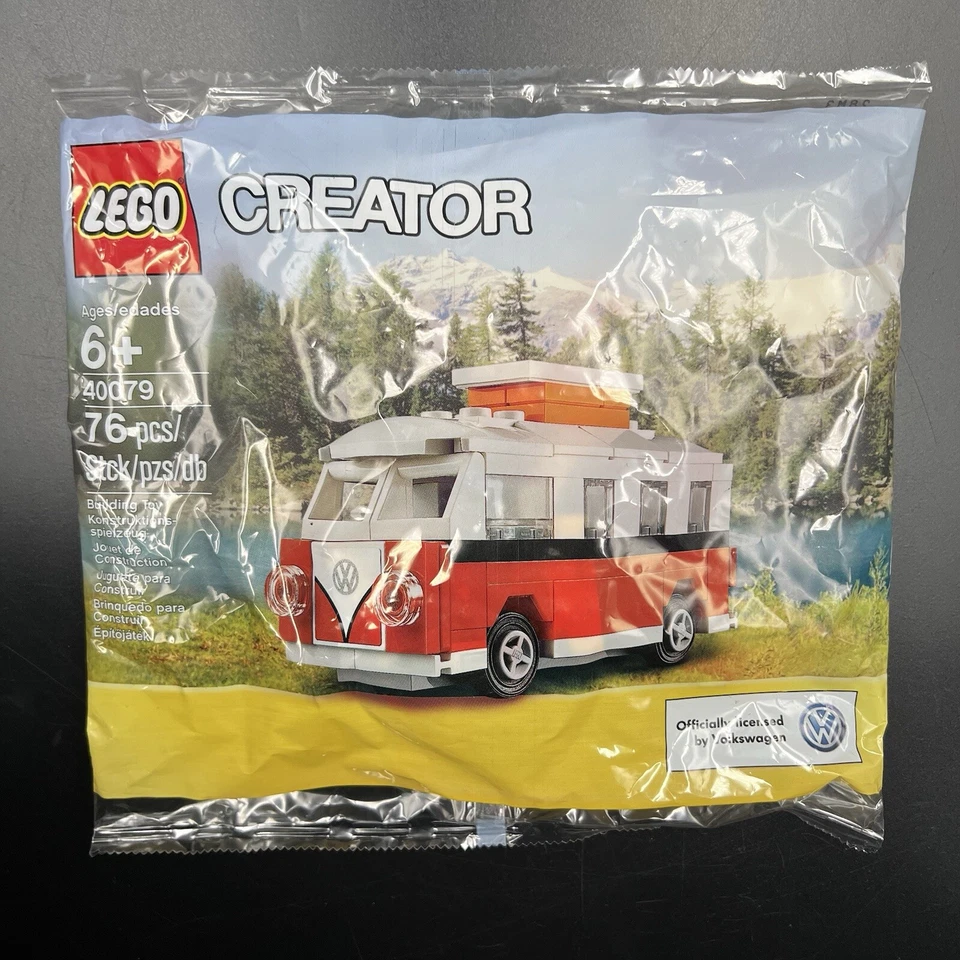 LEGO Creator 40079 VW Volkswagen T1 Camper Van Polybag NEW + SEALED 6039838 - Image 1 of 4