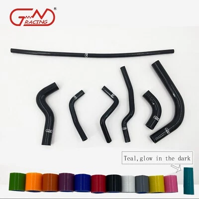 Fit 1986-1995 Suzuki Samurai 1.3L Silicone Radiator & Heater Hoses Kit Black - Image 1 of 4