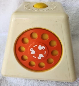 Vintage Fisher Price Turn and Learn Toy Baby Retro Educational 1978 USA - Picture 1 of 7