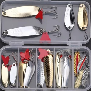 Fishing Lure Kit 16 pcs set. Metal Trolling Jigging Lures with Box - Picture 1 of 6