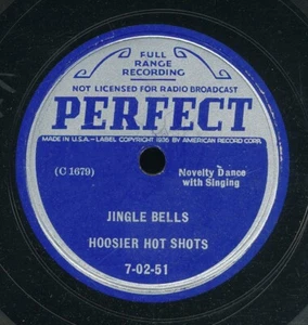 78tk-Holiday/Hot dance-PERFECT 7-02-51-Hoosier Hot Shots-(Jingle Bells/I'll soon - Picture 1 of 2