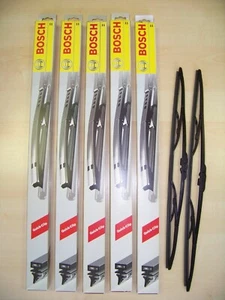 10x Scheibenwischer Wischblätter Wischer 500mm 550mm Bosch Basis 11 (5x 2 Stück) - Bild 1 von 4