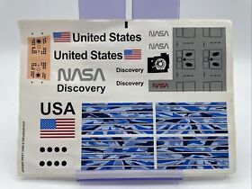 Vintage Authentic Original Stickers Sheet for 7470 Space Shuttle Discovery