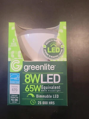 Case Of 48 Greenlite 8W/65W Dimmable LED light bulbs Brand New Free Shipping! - Image 1 of 3