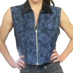 VTG Y2K Floral Vest - Picture 1 of 6