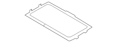 Anillo de sellado de vidrio para techo corredizo genuino 7T4Z-7850036-A Foto 1 de 2