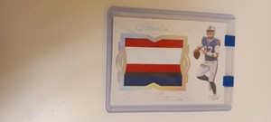 2018 Flawless Josh Allen Silver Holofoil 4 Color Patch Rookie. Serial # 04/20