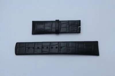 Correas de reloj de cuero negro CK Calvin Klein 22-20 genuinas Foto 1 de 3
