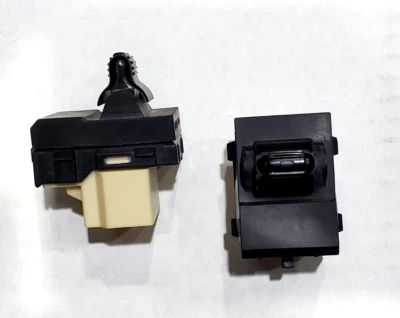 PAR Interruptor de ventana eléctrica de un solo botón negro para Chrysler Dodge Jeep NUEVO (PAR) Foto 1 de 4