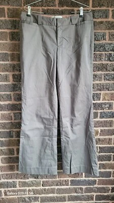Pantalones de vestir Banana Republic The Logan Fit elásticos gris oscuro talla 10 Foto 1 de 4