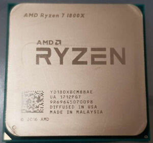 AMD Ryzen 7 1800X Octa Core ''Summit Ridge'' Processor 3.6-4.0 GHz, AM4, 95W CPU