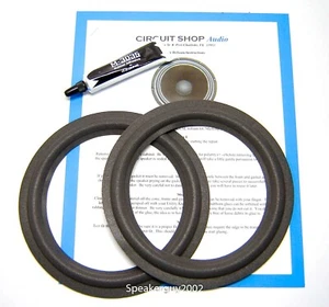 Kit de reparación de espuma de altavoz de 8" para Acoustic Research AR-25, 25BXi - CS8A - Imagen 1 de 1