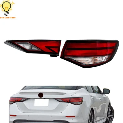For 2021-2023 Nissan Sentra Tail Lights Assembly Right Side Inner&Outer Halogen - Image 1 of 4